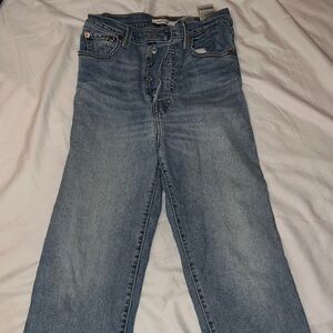 Levi's Blue Ankle & Cropped Jeans